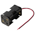 TRU COMPONENTS TC-13220636 Battery tray 4x AA Cable size 57x31x29.5 mm