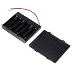 TRU COMPONENTS TC-13220644 Battery tray 6x AA Cable 95x74x19mm