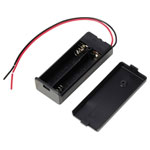 TRU COMPONENTS TC-13220664 Battery tray for 2x AAA with cable 64x26x18mm