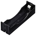 TRU COMPONENTS TC-13220692 Battery tray 1x 18650 78x21x21mm Pin contact