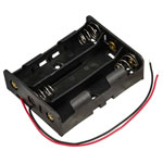 TRU COMPONENTS TC-13220708 Battery tray for 3x 18650 76x59x21mm with cable