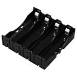 TRU COMPONENTS TC-13220720 Battery tray 4x 18650 Pin contact 78x79x21mm