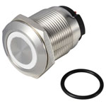 TRU COMPONENTS TC-13224208 Pushbutton Switches momentary White IP65 36V DC/AC