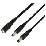 TRU COMPONENTS TC-13232704 DC connector Socket 5.5mm 2.1mm 41.2cm 1pc