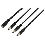 TRU COMPONENTS TC-13232708 DC connector Socket Plug 5.5mm 2.1mm 41.2cm 1 pc