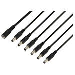 TRU COMPONENTS TC-13232720 DC connector 5.5mm 2.1mm 41.2cm 1 pc ELV Adapter