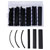 TRU COMPONENTS TC-13388816 Heatshrink set Black 3:1 shrinkage 70 pieces