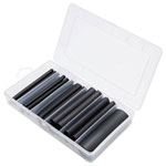 TRU COMPONENTS TC-13388840 Heatshrink set Black 3:1 25 pcs Heat Shrink Tubes