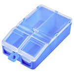 TRU COMPONENTS TC-13446144 assortment box 2 compartments 113x60x30mm