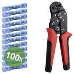 TRU COMPONENTS TC-13448592 Butt joints heatshrink 1.5-2.5 mm² Insulated Blue 1