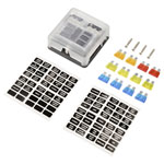 TRU COMPONENTS TC-13473376 6 Way Fuse Box with 5-20A Car Fuses Automotive Fuse
