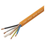 TRU COMPONENTS TC-13537020 Rubber cable H07RN-F 5 G 2.5 mm² Orange per metre
