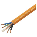 TRU COMPONENTS TC-13537024 H07RN-F flexible cable rubber orange sold per metre