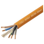 TRU COMPONENTS TC-13537028 Rubber flexible cable Orange 5G6 mm² Per metre