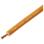 TRU COMPONENTS TC-13537036 Rubber flexible cable Orange 1x2.5mm² per metre