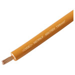 TRU COMPONENTS TC-13537044 Rubber flexible cable orange 1x6 mm² per metre