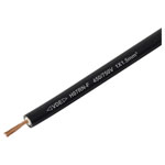 TRU COMPONENTS TC-13537056 Rubber flexible cable 1x1.5 mm² Black per metre