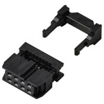 TRU COMPONENTS TC-13537796 Pin connector 8 pins 2.54 mm 2 rows strain relief