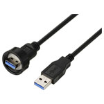 TRU COMPONENTS TC-13543560 USB 3.0 Male to Male Plastic Waterproof Cable 0.5 m