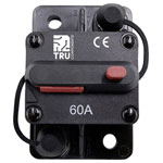 TRU COMPONENTS TC-13596592 Fuse circuit breaker 60A Black Automotive Fuse