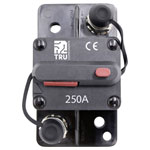 TRU COMPONENTS TC-13596612 Fuse circuit breaker 250A Black Automotive