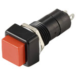 TRU COMPONENTS TC-13599552 Pushbutton Sw 250V 3A 1xOff/On latch 14.5x14.5x39mm