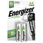 Energizer E300624500 Extreme HR06 AA Battery Rechargeable NiMH 2300 mAh 2pc
