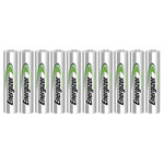 Energizer E300626400 Power Plus HR03 AAA Battery Rechargeable NiMH 700 mAh 10pc