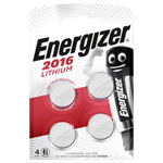 Energizer E300849004 Button Cell CR2 016 3V 4 pc(s) 90 mAh Lithium CR2016