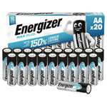 Energizer E301323500 Max Plus Industrial AA Battery Alkali-Manganese 1.5V 20 pc