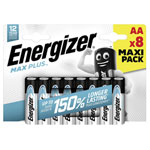 Energizer E303322300 Max Plus AA Battery Alkali-Manganese 1.5V 8 pc(s)