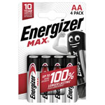Energizer E303323700 Max AA Battery Alkali-Manganese 1.5V 4 pc(s)