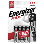 Energizer E303325600 Max AAA Battery Alkali-Manganese 1.5V 4 pc(s)