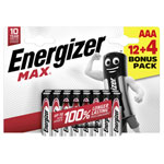 Energizer E303341000 Max AAA Battery Alkali-Manganese 1.5V 16 pc(s)