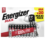 Energizer E303349600 Max AAA Battery Alkali-Manganese 1.5V 20 pc(s)