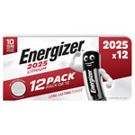 Energizer E303693000 Button Cell CR 2025 3V 12 pc(s) 163 mAh Lithium