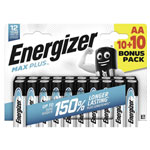 Energizer E304145600 Max Plus AA Battery Alkali-Manganese 1.5V 20 pc(s)