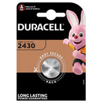 Duracell DL2430 Lithium Coin Cell Battery CR2430 3V - Pack of 1