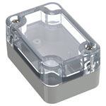 TRU COMPONENTS TC-13865044 Industr. Casing Transparent PC 60x40x30 Light grey PC