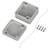 TRU COMPONENTS TC-13865048 Enclosure 75x75x45mm Light Grey ABS
