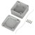 TRU COMPONENTS TC-13865064 Enclosure light grey ABS 90x90x60mm