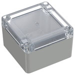 TRU COMPONENTS TC-13865068 Industrial casing Acrylonitrile Light grey 90x90x60mm