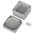 TRU COMPONENTS TC-13865104 Industrial-grade PC casing light grey 105x105x89.7mm