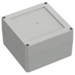 TRU COMPONENTS TC-13865112 Universal Enclosures light grey ABS 119.9x119.9x75mm