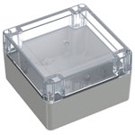 TRU COMPONENTS TC-13865124 Universal Enclosures Grey PC 119.9x119.9x75mm