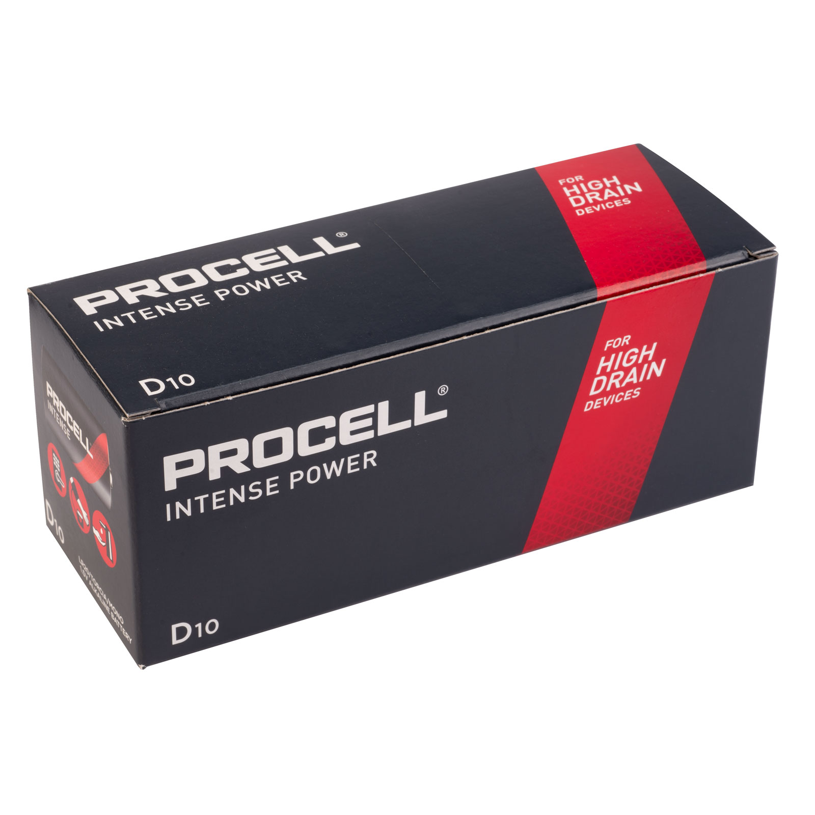 Piles D / LR20 Duracell Procell Intense (par 10) - Bestpiles