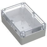 TRU COMPONENTS TC-13865164 Enclosure PC ABS 209.7x139.8x75mm Grey Transparent