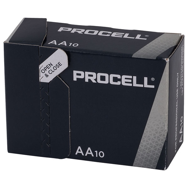 Duracell PC1500 Procell AA Alkaline Manganese Battery Box of 10 | Rapid ...