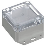 TRU COMPONENTS TC-13865220 Encl. Light grey Transparent ABS-PC 106.5x76.5x45mm