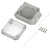 TRU COMPONENTS TC-13865236 Enclosure Light grey ABS-PC 121.5x90x45mm